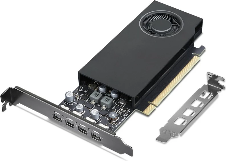 Kartelë grafike Lenovo RTX A1000 8GB GDDR6, mini-DP*4, e zezë