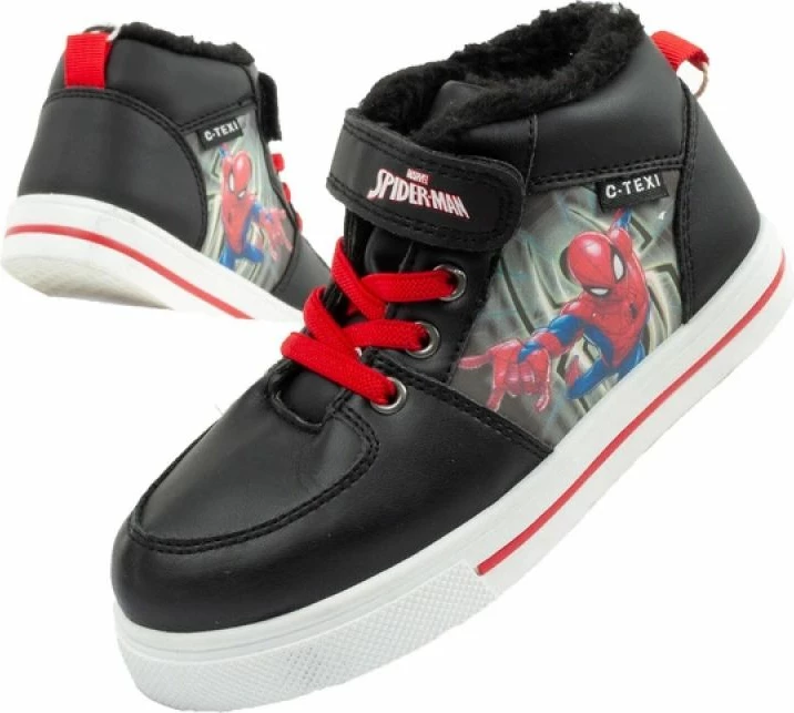 Çizme për fëmijë Inny, të zeza dhe të kuqe