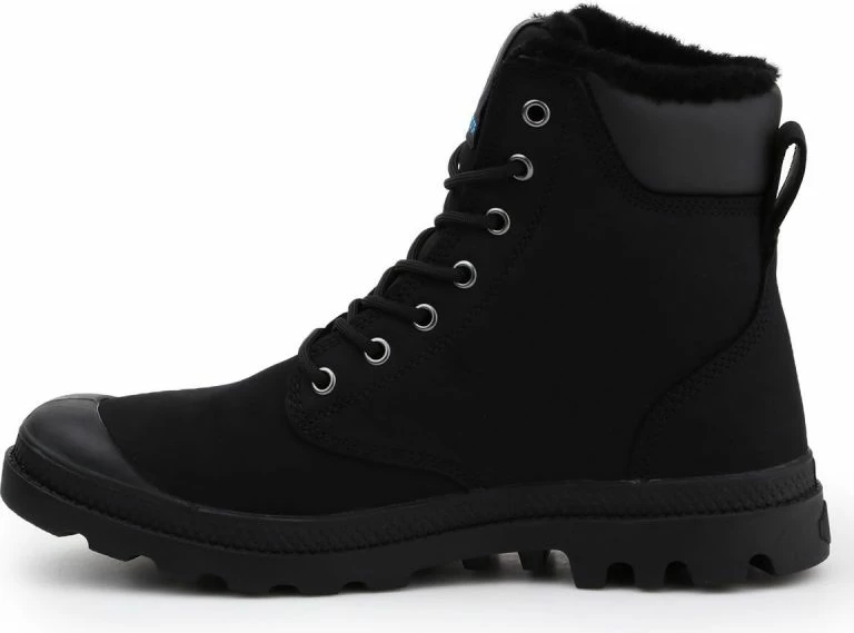 Këpucë Palladium Pampa Sport Cuff Waterproof për meshkuj dhe femra, të zeza [Madhësia: 47]