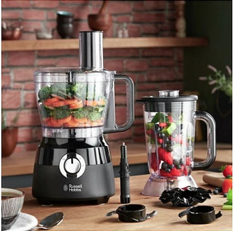 Procesor ushqimi Russell Hobbs 24732-56, 1.5L, 600W, plastikë, e zezë