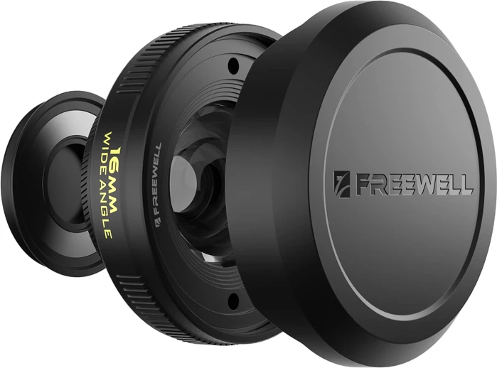 Lente këndgjerë Freewell FW-SH-17WAN 16mm, montim 17mm, fije filtri 58mm, e zezë, set me këllëf dhe leckë pastrimi