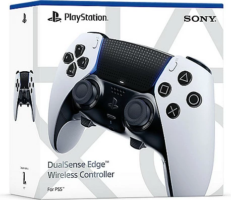 Kontroller Sony DualSense Edge 9444190, për PS5, i bardhë
