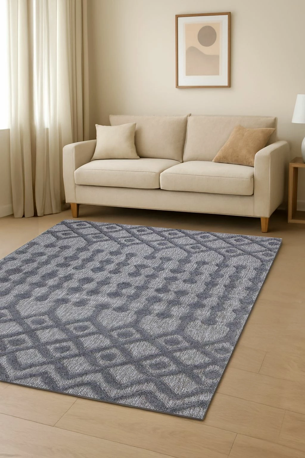 Qilim anthracite, 120x180cm, Conceptum Hypnose, 58388A