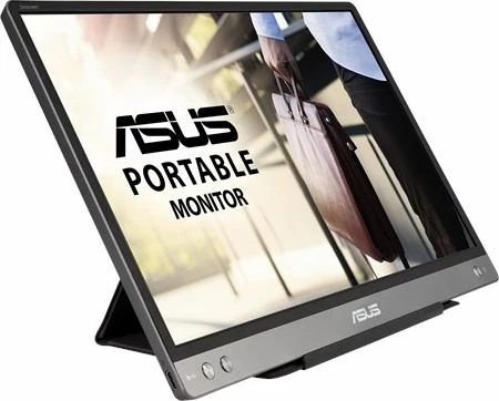 Monitor portativ Asus ZenScreen MB14AC 14" Full HD IPS USB-C, ngjyrë e zezë, me kabllo USB Type-C