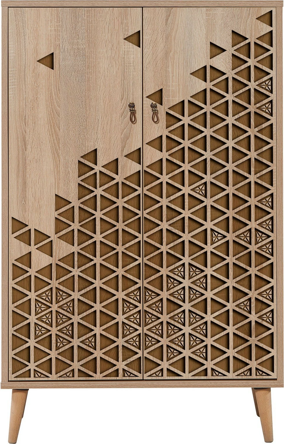 Dollap multifunksional Hanah Home, Multibox - 124, ngjyrë lisi Sonoma