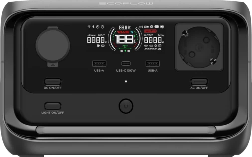 Stacion energjie portativ EcoFlow RIVER 3 Plus 286Wh LFP 600W (X-Boost 1200W)