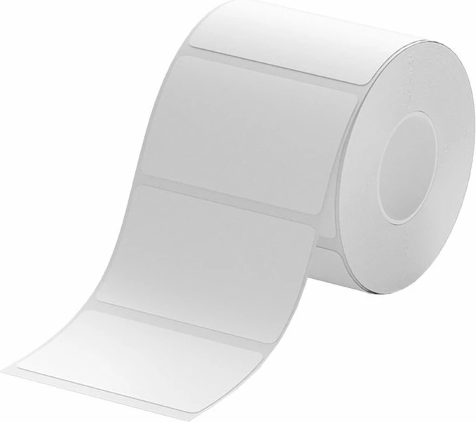 Etiketa termale Niimbot T50*30-230 Dual-Color 50x30 mm për B21 PRO 230 copë, e bardhë