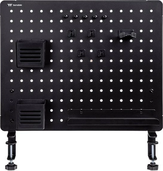 Panel organizues Thermaltake Gaming Desk Pegboard Large, çelik, i zi