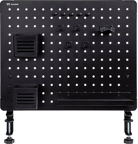 Panel organizues Thermaltake Gaming Desk Pegboard Large, çelik, i zi