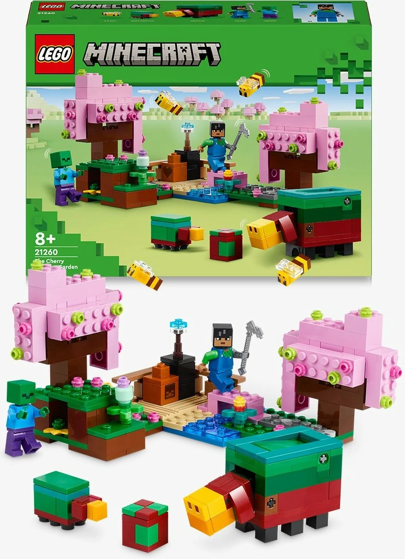 Set ndërtimi LEGO Minecraft 21260, 304 pjesë, multikolor
