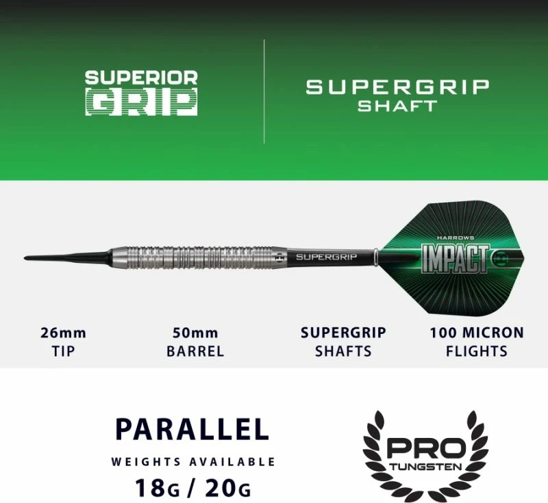 Shigjeta soft tip për dart Harrows [Pesha: 20 g]