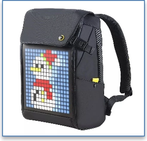 Divoom Çantë shpine me ekran LED