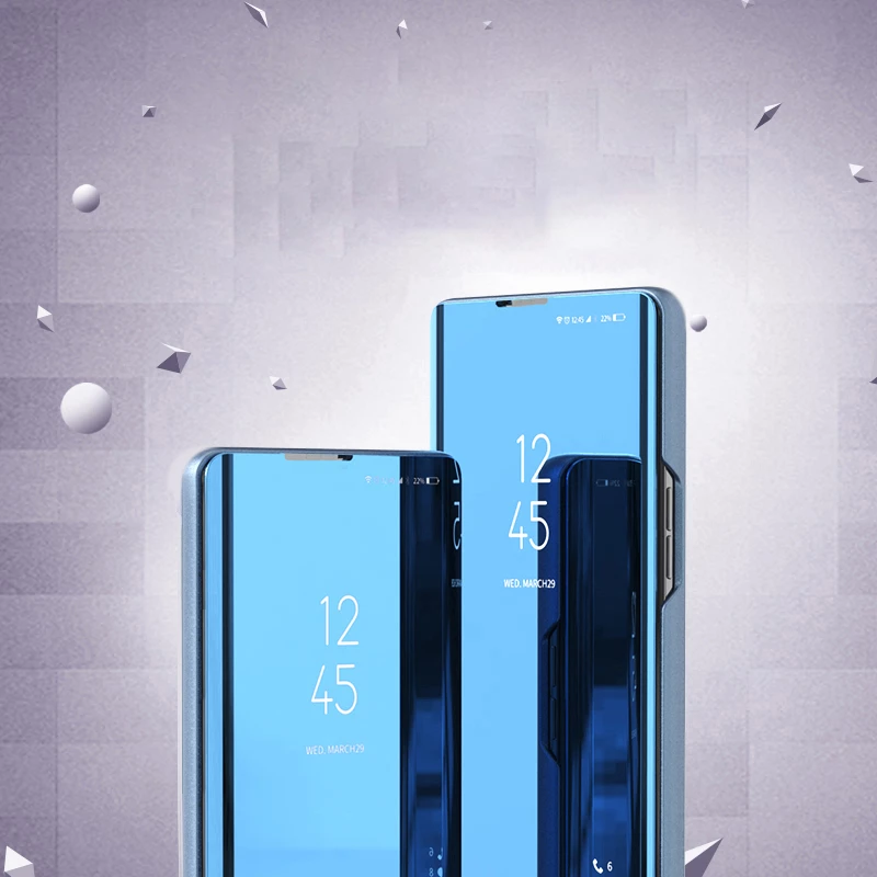 Mbështjellës Hurtel Clear View Case për Realme C31, me kapak, i zi