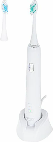 Furçë dhëmbësh sonike CAMRY CR2173 48,000 VPM, set 2 koka + kuti udhëtimi + karikues induksion, e bardhë