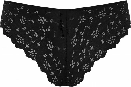 Tanga dantelle të zeza Jumeon, Black v2
