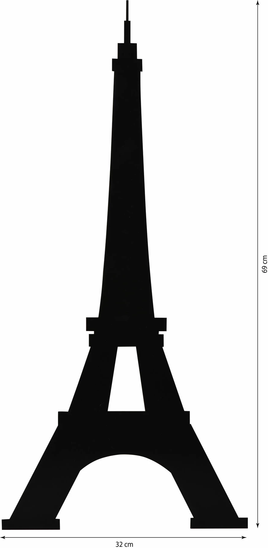 Dritë dekorative LED, formë Kulla Eiffel, e kuqe