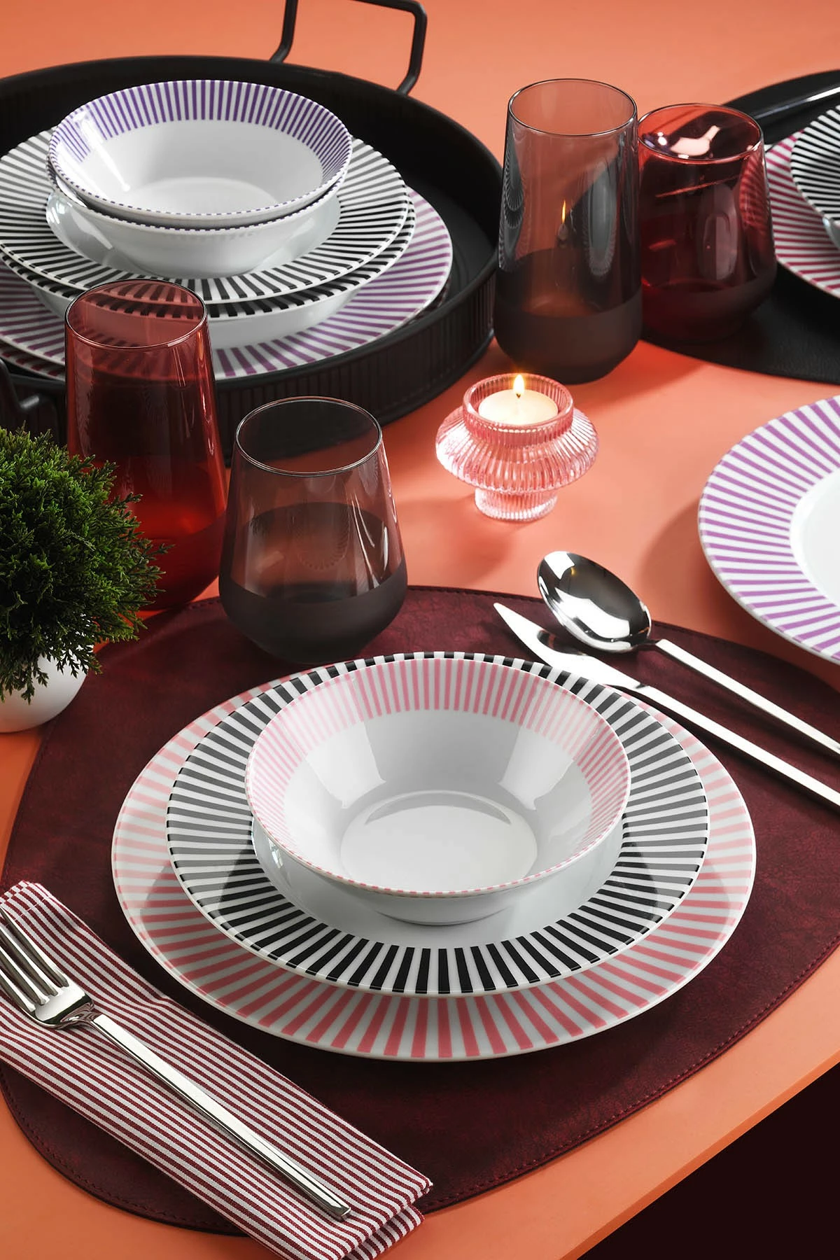 Set darke 18 pjese Hermia Concept, LB18Y442012152
