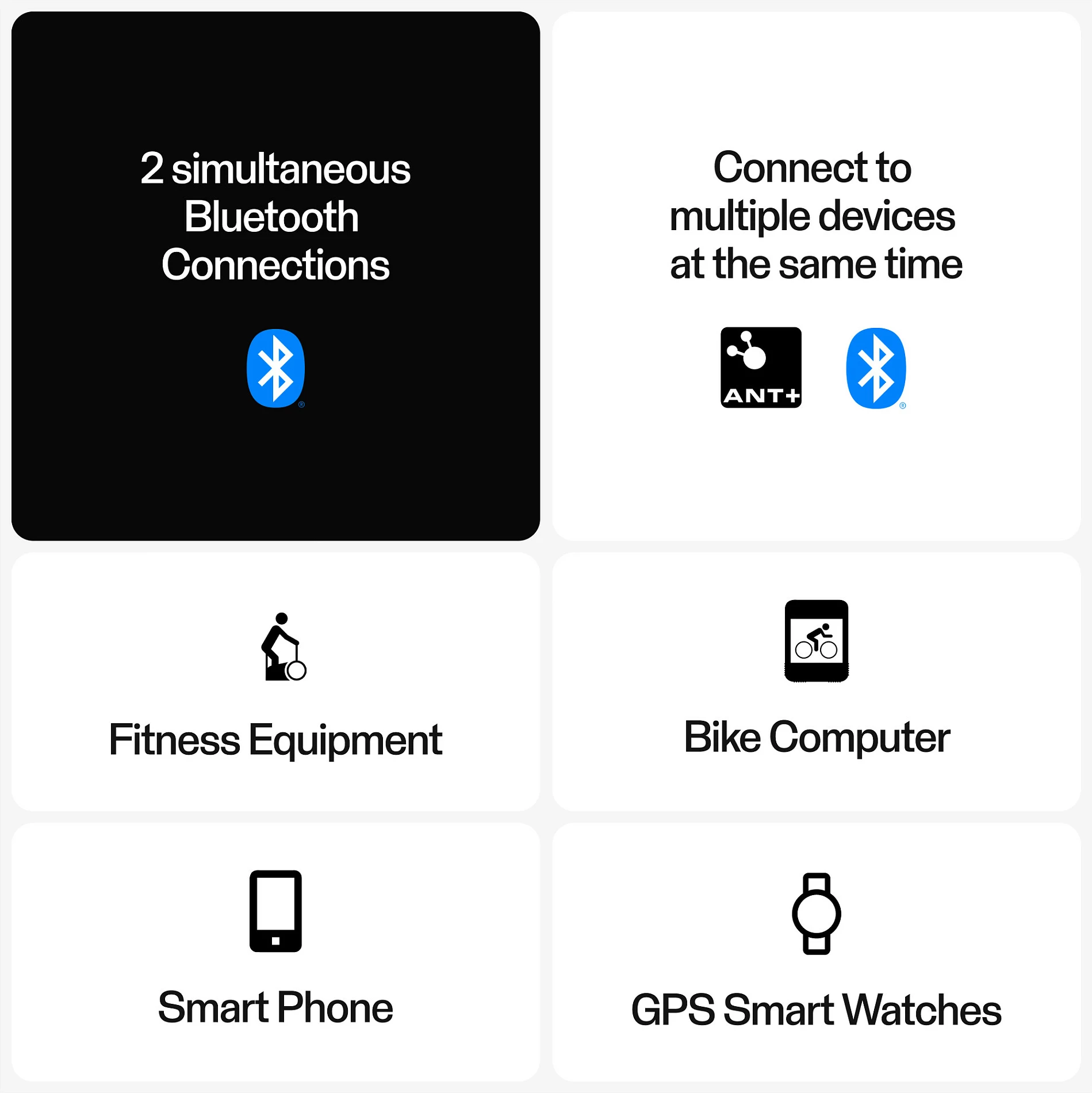 Sensor pulsi Polar H10, rrip gjoksi M-XXL, Bluetooth/ANT+, i zi