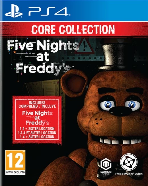 Videolojë PS4 Maximum Games Five Nights at Freddy's Core Collection, koleksion 5 lojëra