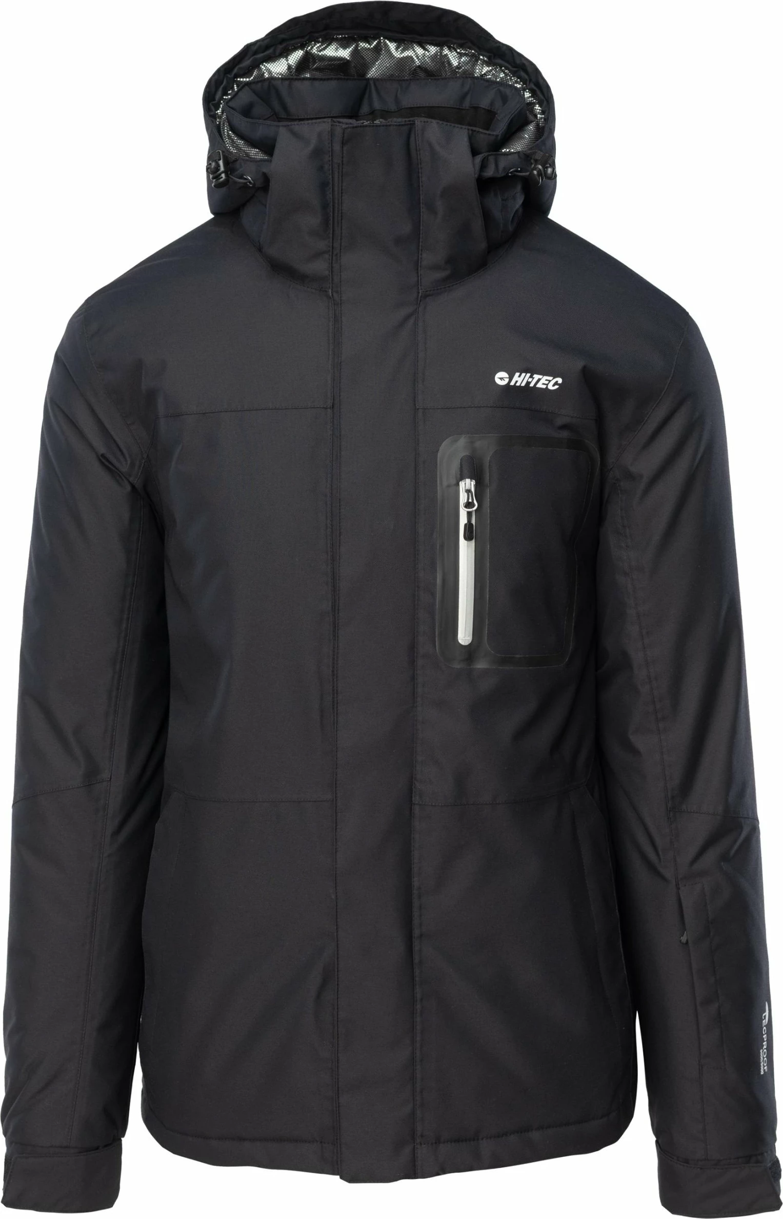 Xhaketë skijimi për meshkuj Hi-Tec BICCO II, e izoluar, TecProof 5000/5000, XL, e zezë