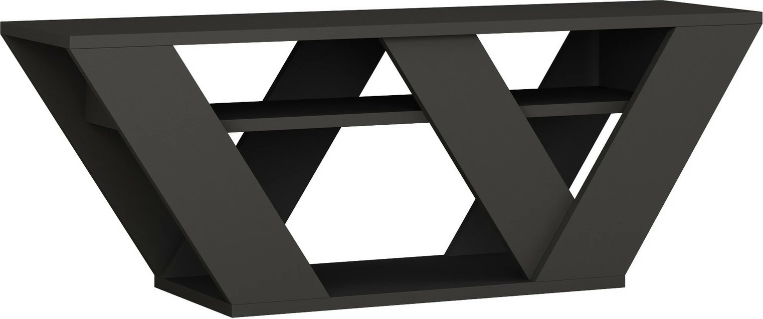 Komodë TV Skye Decor, ngjyrë antracit, Pipralla