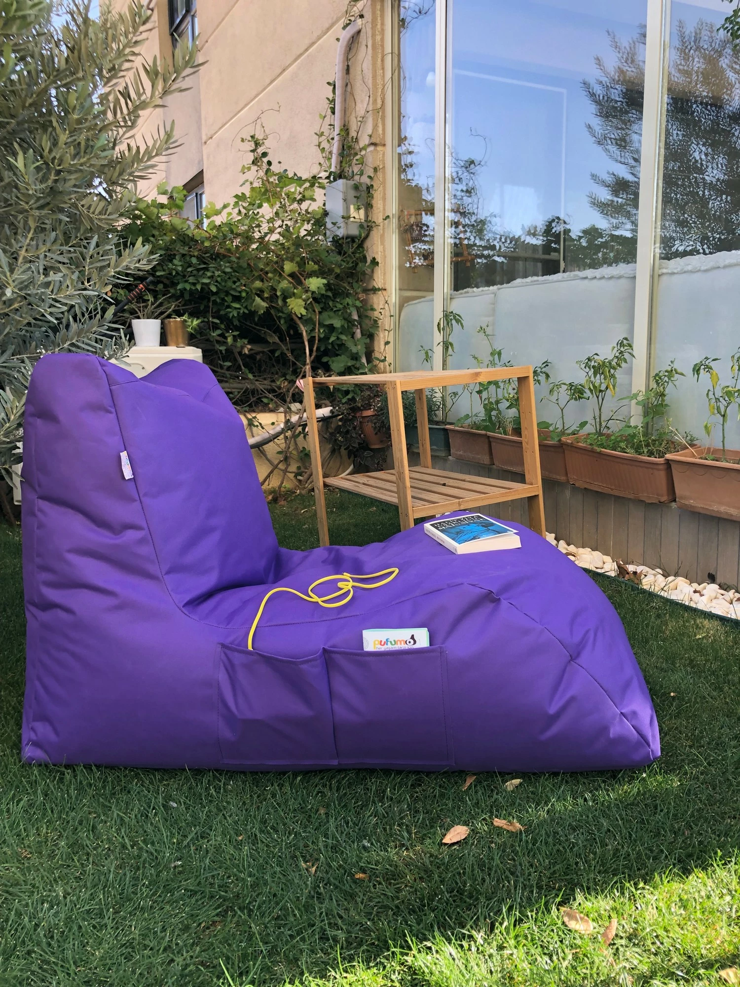 Qese ulëse relaksuese Atelier del Sofa, daybed, ngjyrë vjollcë