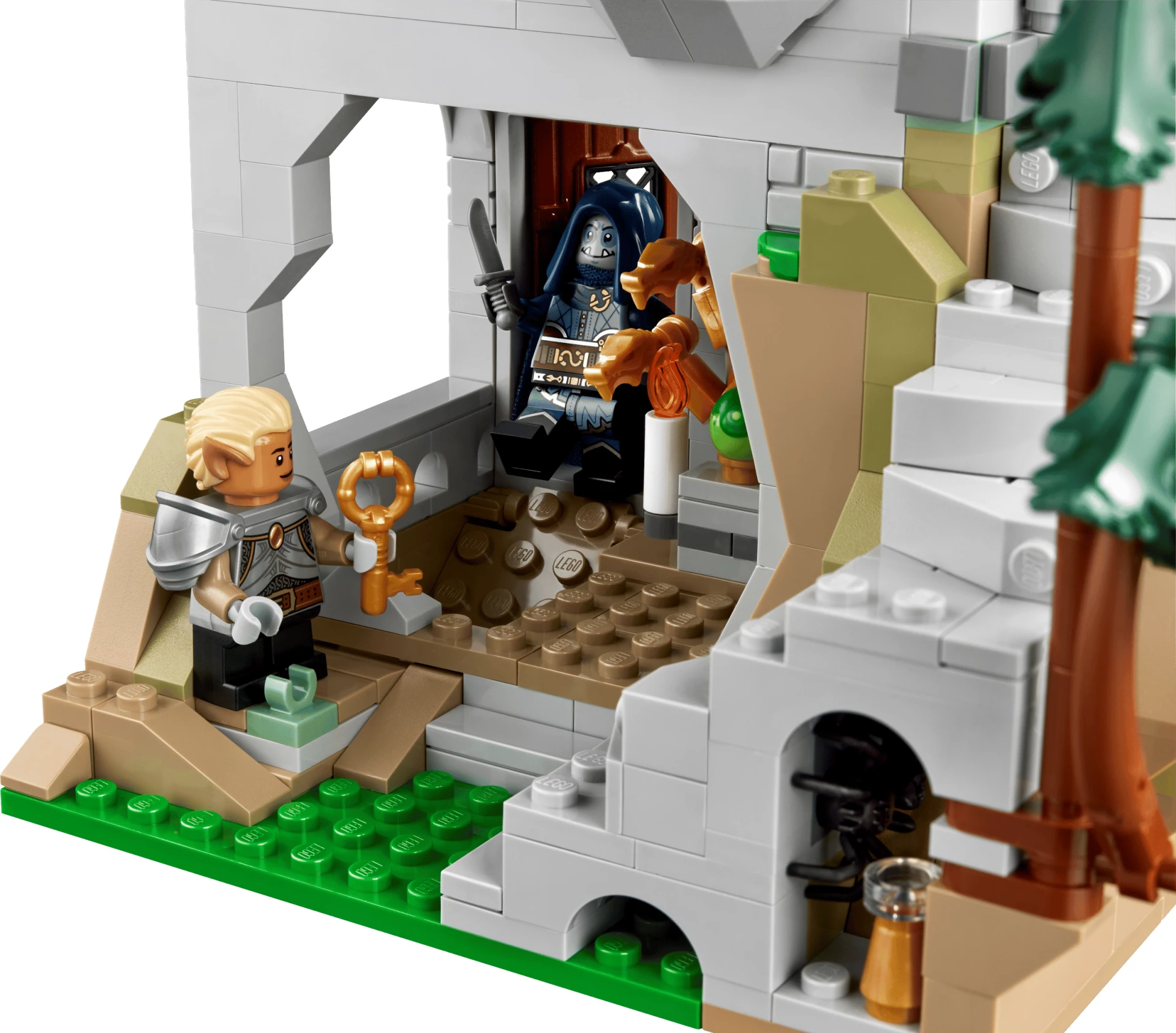 Set LEGO Ideas Dungeons & Dragons Red Dragon’s Tale 21348, 3745 copë, 5 minifigura, 18+