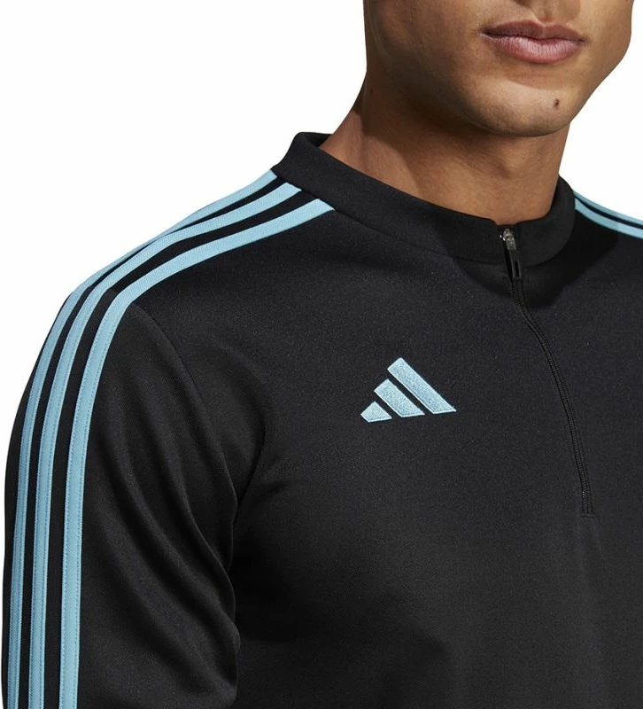 Duks për meshkuj adidas, i zi me vija blu [Madhësia: M]