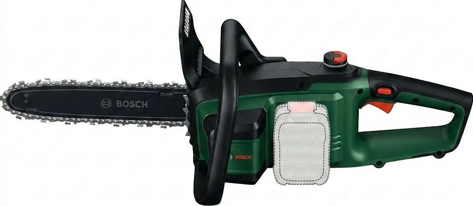 Sharrë zinxhiri me bateri Bosch PKE18V-30-28 Solo, shinë 30 cm, 18V, jeshile/zezë