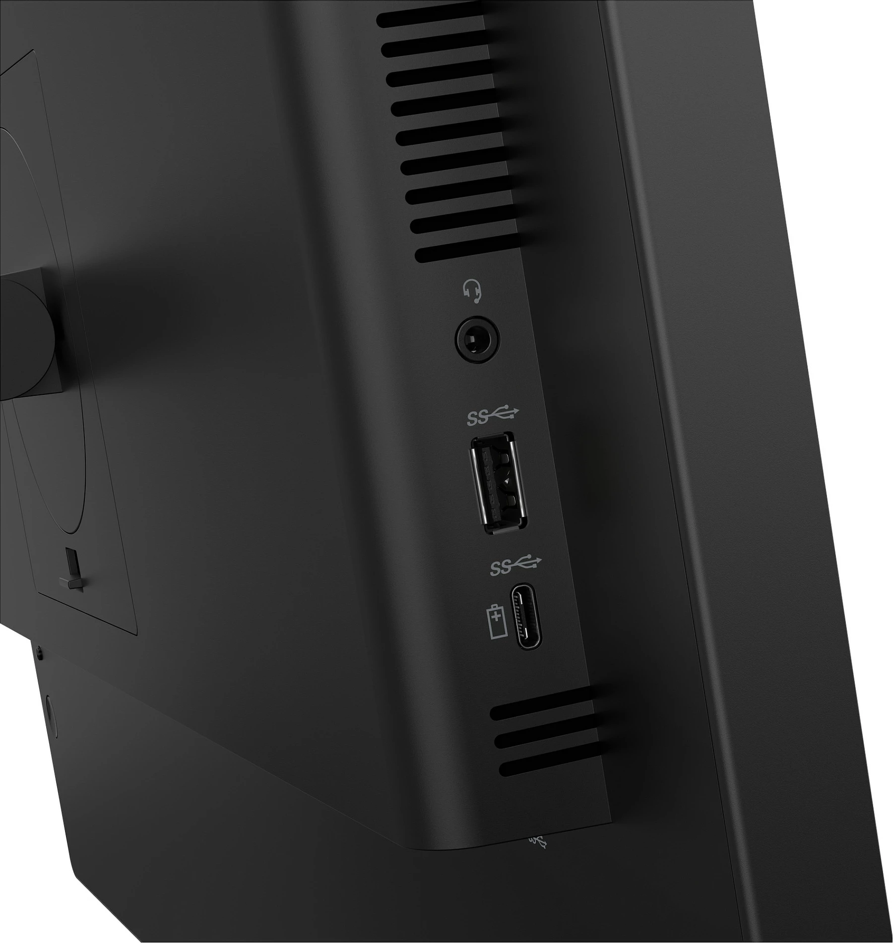 Monitor Lenovo ThinkVision T27QD-4v, 27", QHD 2560x1440, HDMI/DP/USB-C Dock, kamerë/mikrofon/altoparlantë, Eclipse Black