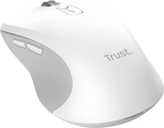 Maus Trust Ferro wireless, 3200 DPI, 9 butona, bardhë