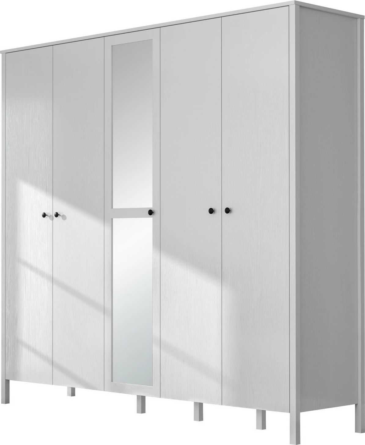 Dollap Skye Decor, FRN-20019, ngjyrë druri dhe e bardhë