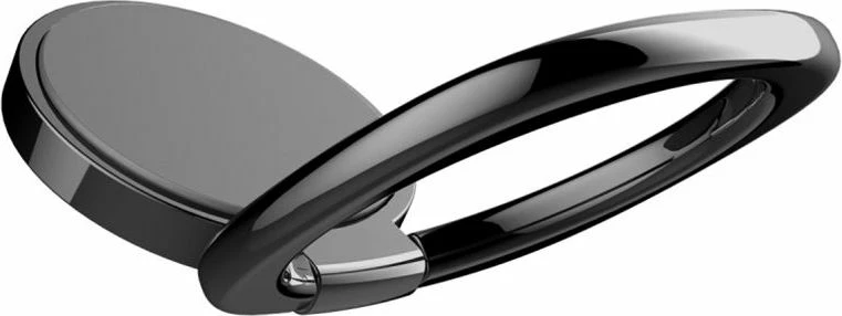Mbajtës telefoni unazë Baseus Desktop Bracket SUMQ-01, metal, magnetik, me ngjitës 3M, për 4.5-6.8", i zi