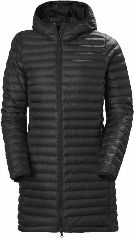 Jakne e gjatë Helly Hansen për femra, e zezë