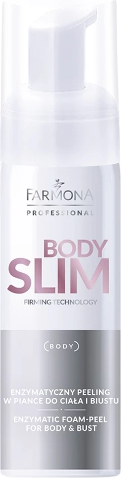 Peeling shkumë për trup dhe bust për femra Farmona Professional Body Slim Enzymatic, 200ml
