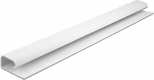 Kanal për kabllo DeLOCK 400 mm, për nën tavolinë, PVC, 2 copë, i bardhë