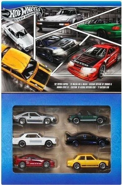 Set veturash lodër Mattel Hot Wheels Streets of Japan JBY77 1:64 paketë 6 copë