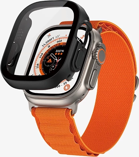 Mbështjellës PanzerGlass Full Body për Apple Watch Ultra 49mm, zi