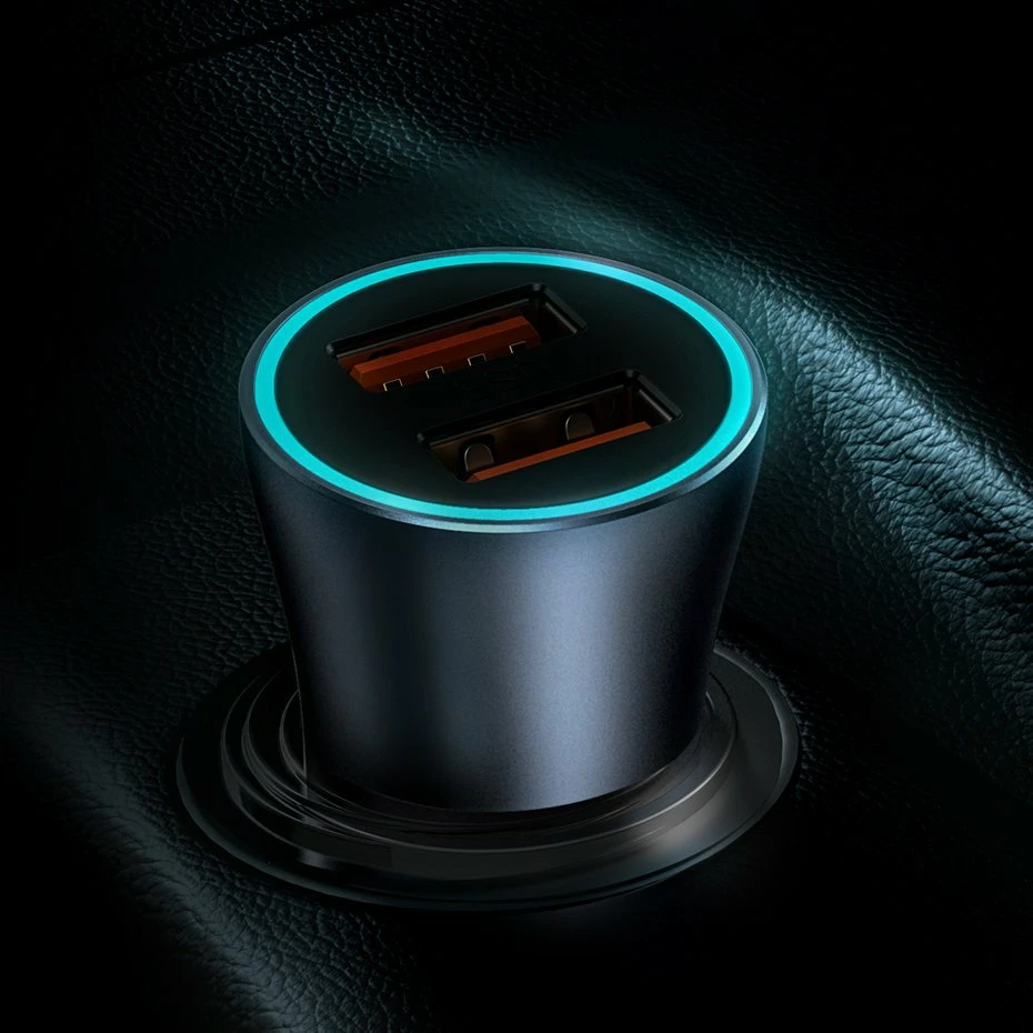 Karikues makine Baseus Golden Contactor Pro, 2x USB, 40W, me kabllo USB-C, Gri