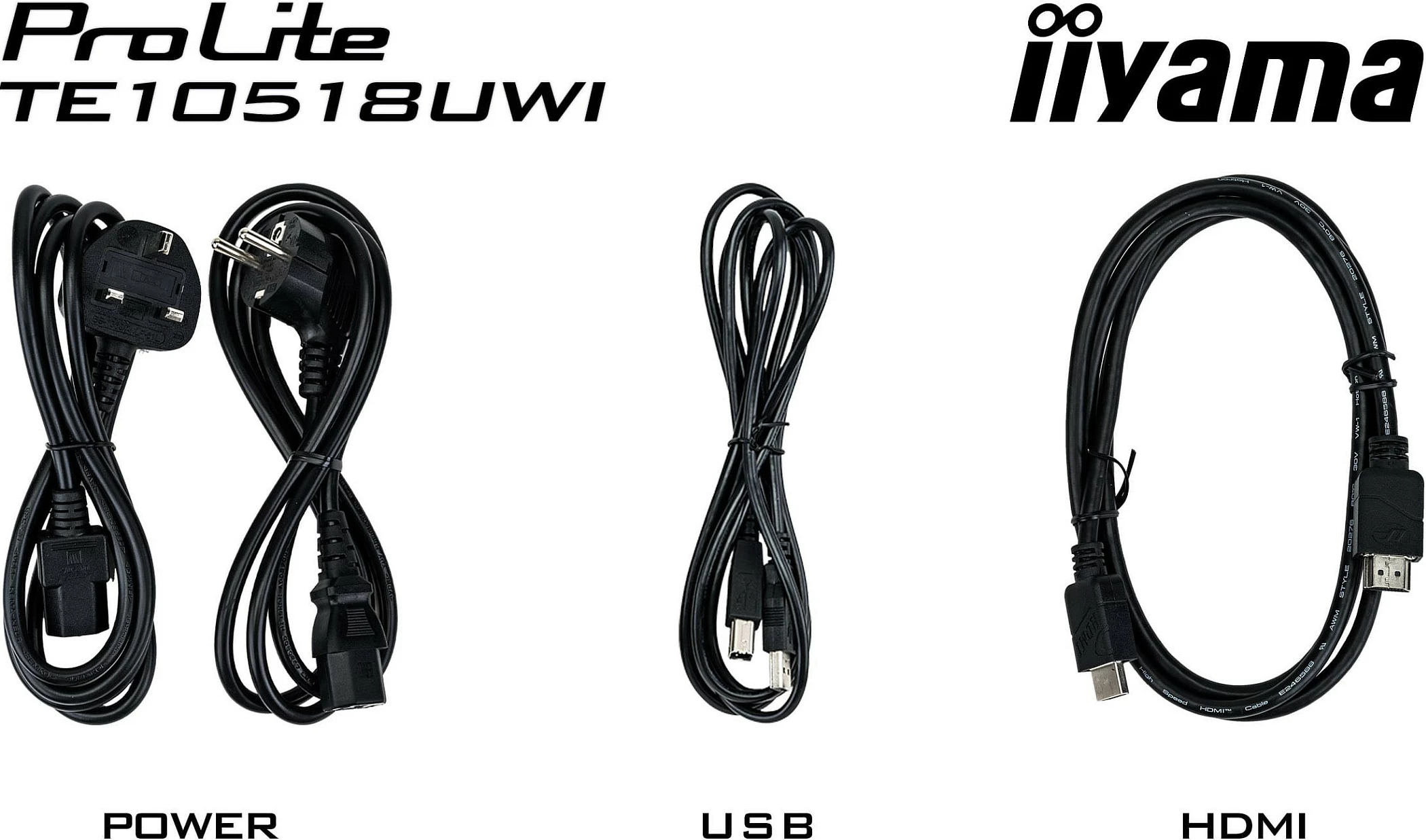 Ekran interaktiv iiyama PROLITE TE10518UWI-B1AG 105 inç, 5K UHD, Wi-Fi, Touchscreen, LED