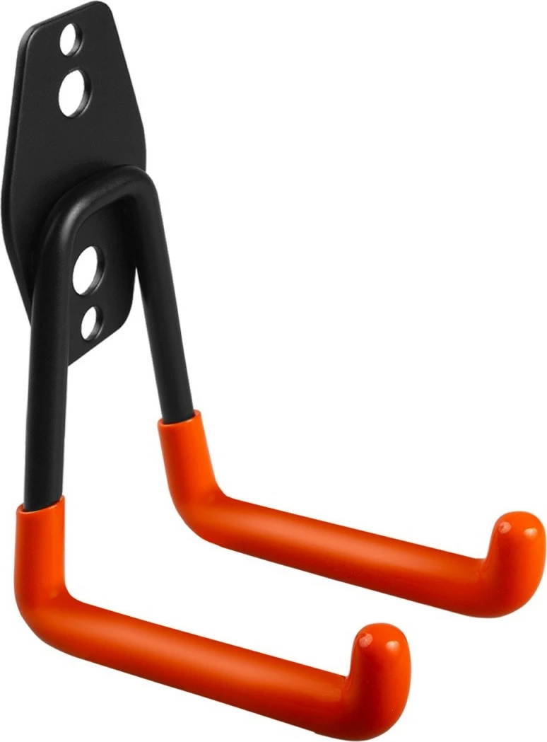 Mbajtëse muri Maclean MC-442 për garazh, çelik, 70 kg, e zezë/portokalli