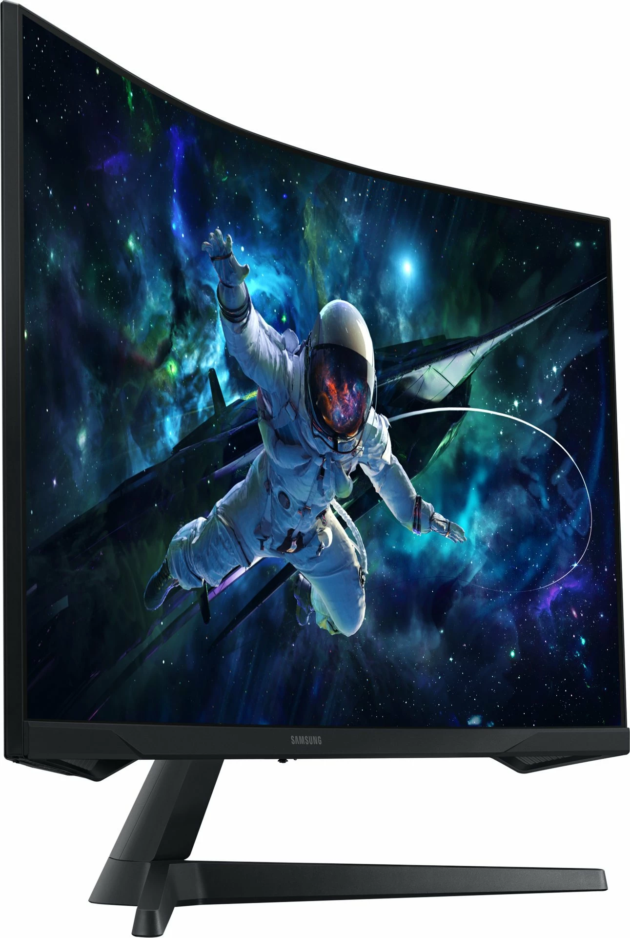 Monitor gaming Samsung Odyssey G5 LS32CG554EUXEN 31.5\" QHD 165Hz i lakuar, i zi