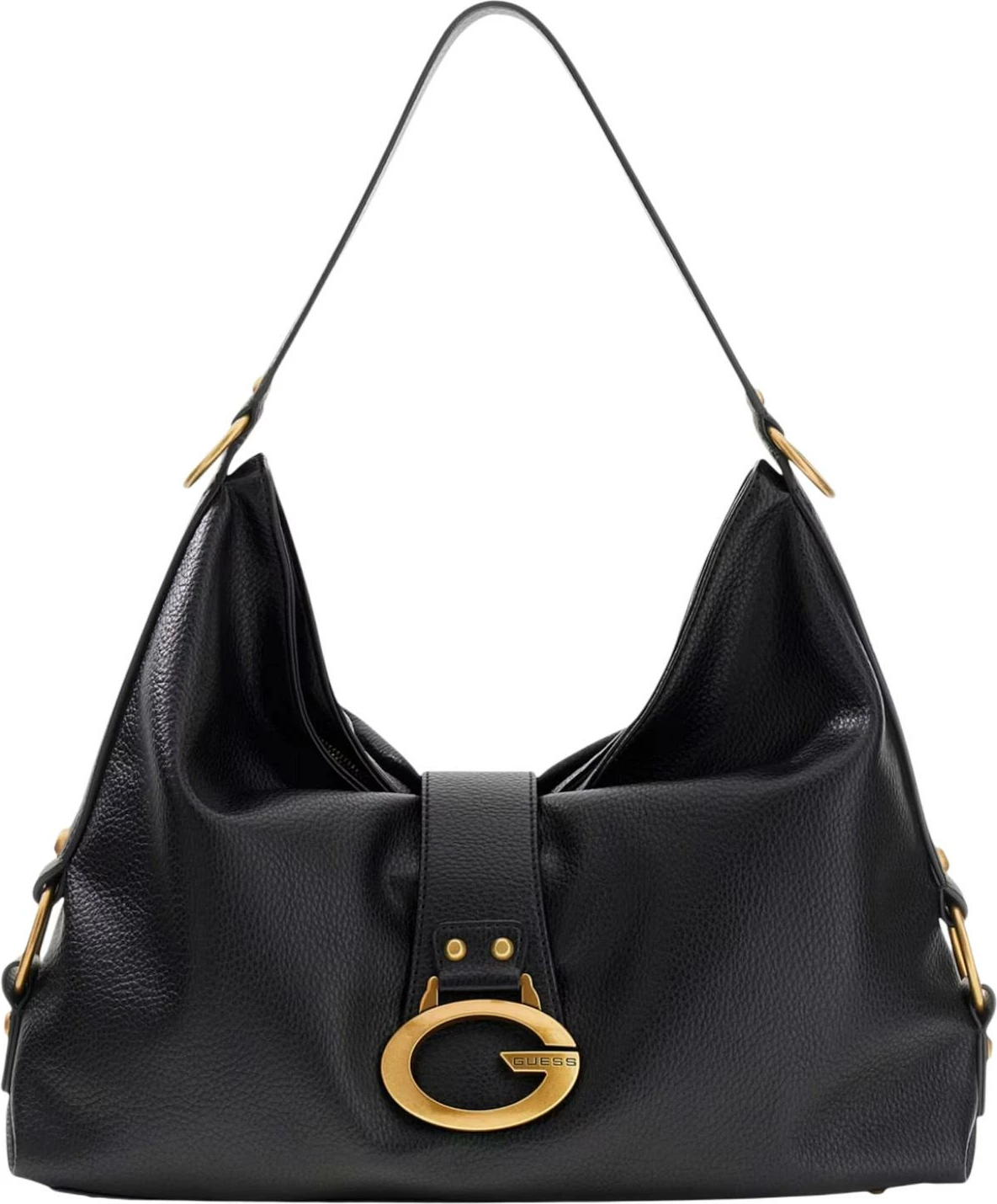 Çantë krahu për femra Guess Decor Vintage SML GF HWBB93 08020, e zezë