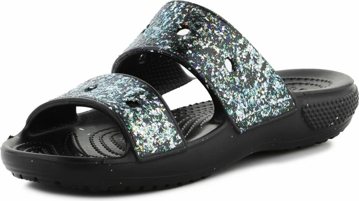 Shapka për vajza Crocs, modeli Classic Glitter, të zeza [Madhësia: 32 - 33]