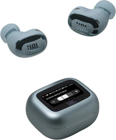 Kufje JBL Live Buds 3, wireless in-ear, ANC, Smart Charging Case me ekran, 40 orë bateri, Blu