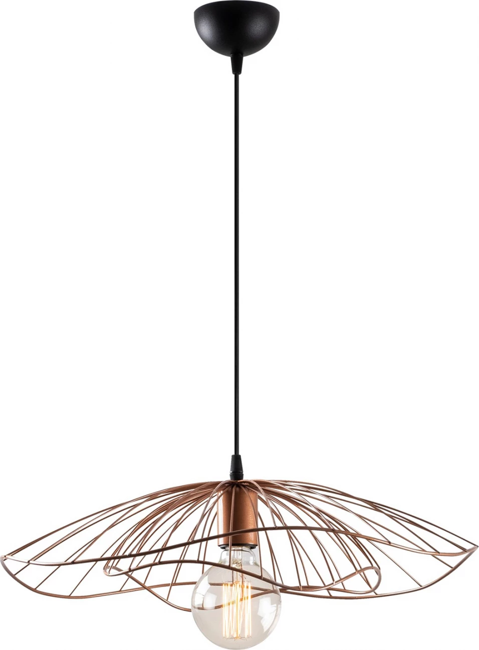 Llambë varëse metalike, bakër, FH7229.02, Φ50x111 cm