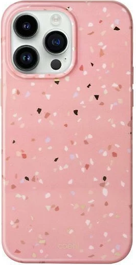 Mbështjellës UNIQ Coehl Terrazzo për iPhone 14 Pro Max, rozë