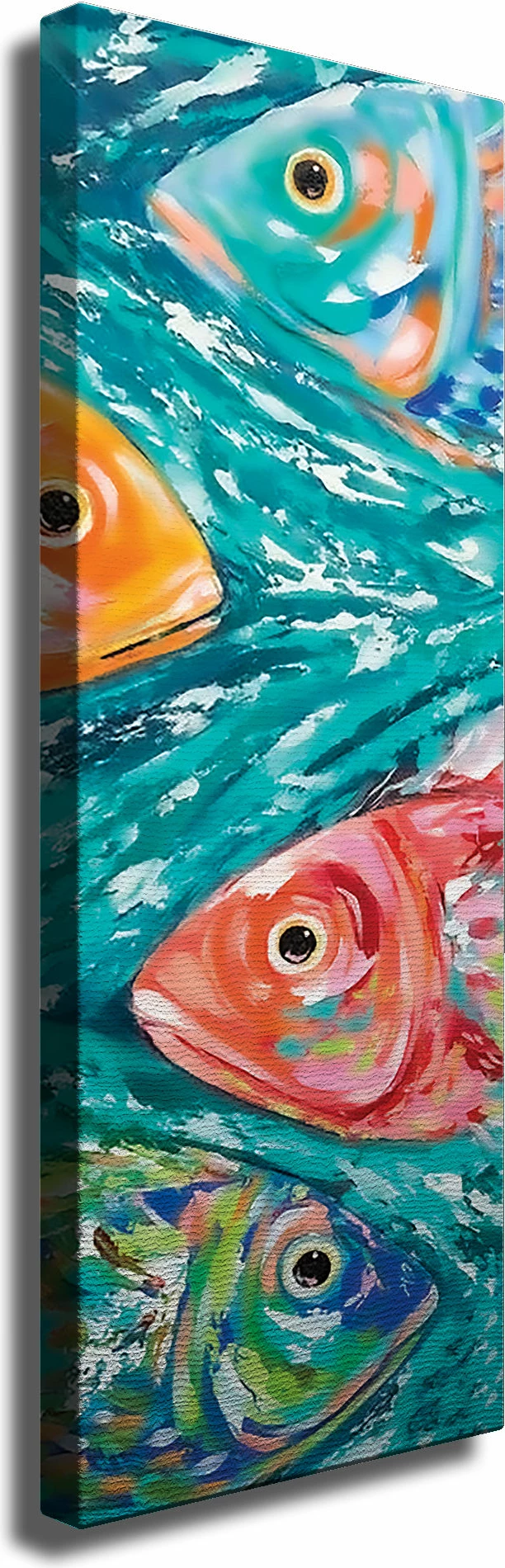 Pikturë dekorative në kanavacë, shumëngjyrëshe, PC322, 30x80cm
