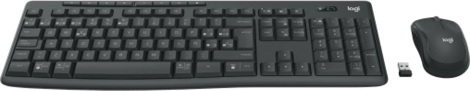 Set tastierë dhe maus Logitech MK370 Combo for Business, wireless, Bluetooth, spanjisht, i zi