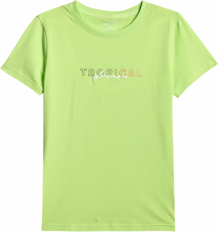 Maicë për femra 4F F2717 4FWSS26TTSHF2717, e verdhë e hapur [Madhësia: XXL]
